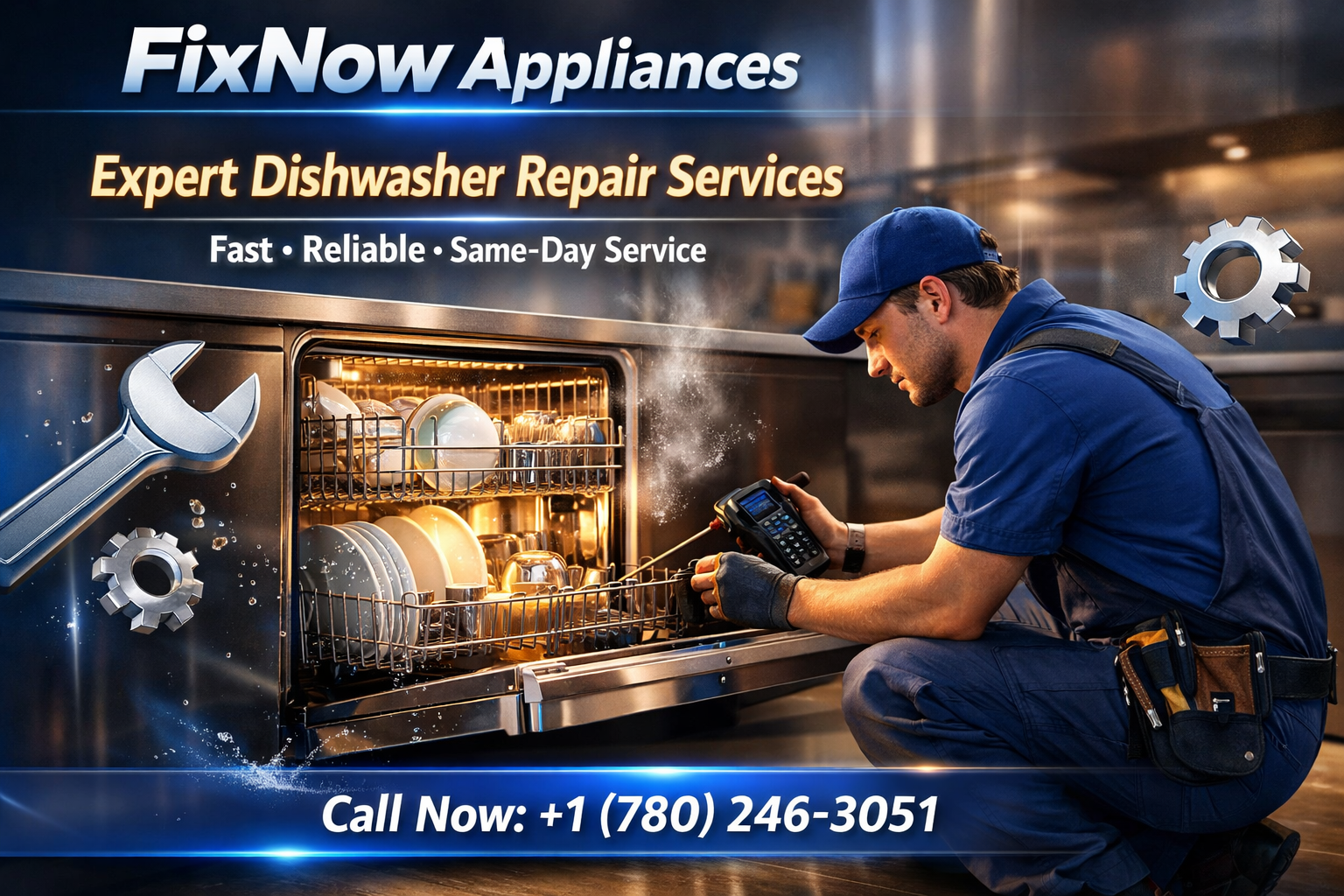 Dishwasher Not Working Properly? Expert Repair Services by FixNow Appliances